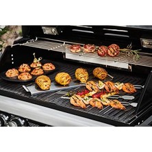 Esmo Home Rösle Barbekü Patates Pişirme Aparatı 25081 - Paslanmaz Çelik, Kapaklı Barbekülerde ve 47 Cm/18,5 Inç Veya Daha Büyük Çaptaki Barbeküler Için Uygun