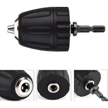 Esmo Home Sds Matkap Aynası Adaptörü 3/8‑24UNF 0,8‑10 mm Anahtarsız Matkap Ucu Chuck Clip 1/4 Inç Altıgen Şaft Adaptörlü