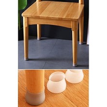 Esmo Home Safestore 8 Adet Silikon Masa ve Ayağı Için Kaydırmaz Yıkanabilir Mobilya Çorabı