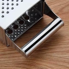 Esmo Home Promosyonca 4 Yüzeyli Mutfak Rendesi, Metal Saplı, Gümüş