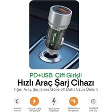 Esmo Home 67W Turbo Araç Şarj Başlığı – USB + Pd Girişli