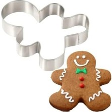 Esmo Home Zencefil Adam Kurabiye Kalıbı Seti, 3 Farklı Boy, Paslanmaz Çelik Kurabiye Kesici,kurabiye Adam Kalıbı,kek Kalıbı, Pastacılık Ginger Adam