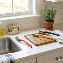 Esmo Home 3’lü Tel Fırça Seti – Çelik, Pirinç ve Naylon Tel Fırçalar, Pas ve Kir Temizleme Fırçası, Çok Amaçlı El Tipi Fırça Seti
