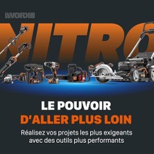 Esmo Home Worx WX842 20VOLT/2.0AH Li-Ion 15-50MM Profesyonel Şarjlı Çivi Çakma Makinesi + 2700 Adet Yedek Çivi