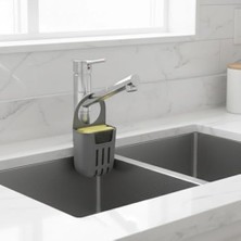 Esmo Home Askılı Lavabo Süngerliği – Drenajlı, Delikli Tasarım, Mutfak & Banyo Düzenleyici (10×18 Cm)