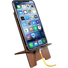 Esmo Home Ahşap Telefon Standı Masa Üstü Ahşap Telefon Standı Telefon Tutucu Cep Telefonu Standı Cep Telefonu Aksesuar