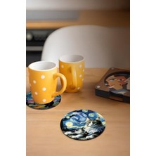 Esmo Home 6'lı Ahşap Bardak Altlığı BRD-005