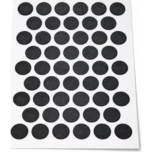 Esmo Home Yapışkanlı Vida Tapası Vida Kapatıcı Kapağı, 50 Adet (Parlak Siyah)