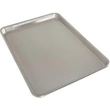 Esmo Home Nordic Ware 43100AMZ Fırın Tepsisi, Doğal Alüminyum, Metalik