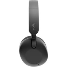 Esmo Home K2 Kablosuz Bluetooth 5.3 Kulak Üstü Kulaklık, Hybrid Anc, Ipx7 Suya Dayanıklı, Usb-C ve Kablosuz Şarj, Mikrofon, 60 Saat Çalma Süresi (Siyah)