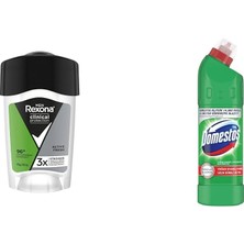 Esmo Home Rexona Men Clinical Protection Stick Deodorant Fresh 45 Ml(1) Domestos Yoğun Kıvamlı Çamaşır Suyu Maksimum Hijyen Dağ Esintisi, 750 Ml(2)