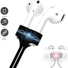 Esmo Home ile Uyumlu Kulaklık Askısı Boyunluk Aparatı Mıknatıslı Airpods Uyumlu Kulaklık Askısı (Siyah)