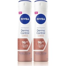 Esmo Home Control Clinical Kadın Sprey Deodorant 150ML,96 Saat Üstün Koruma,dermadry Technology ile Ekstra Kuruluk (2 Paketi)