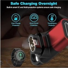 Esmo Home Caseonn Taşınabilir Şarj Dönüştürücü Adaptörü Type-C Siyah 6x Pro ile Uyumlu