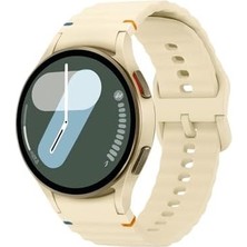 Esmo Home - ile Uyumlu Gt Gt2 Gt3 Gt4 42MM/HONOR 2 20MM Kordon Dekoratif Örgü Çizgili Spor Silikon Kayış - Çok Renkli 1
