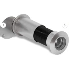 Esmo Home Kapı Dürbünü 60-90 mm Uzunluk | Geniş Açılı Görüş | Gümüş | Çap 25 mm | Dayanıklı Metal Gövde | Ev ve Ofis Için Uygun