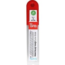 Esmo Home Gfb Falçata Bıçak Ucu, Metal, 10 Adet Paket, Bıçağı Için Yedek Uç