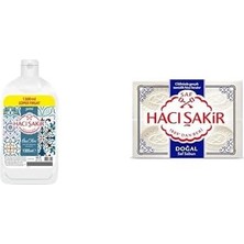 Esmo Home Sıvı Sabun, LAVANTA,1300 ml ve Doğal Geleneksel Beyaz Sabun (4 Adet)