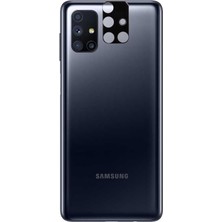 Esmo Home Galaxy M51 ile Uyumlu 3D Kamera Lens Koruma Camı Siyah