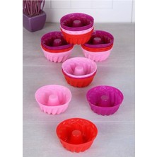 Esmo Home Gülçin Yalçın Silikon Mufin Kek Kalıbı Asorti Renk Stoktan Gönderim