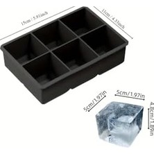 Esmo Home Siliko World Buz Kalıbı 5X5CM Kapaksız, Kahverengi