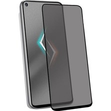 Esmo Home Oppo A96 4g Hayalet Ekran Koruyucu ile Uyumlu Davin Privacy Mat Seramik Ekran Filmi Siyah