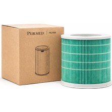 Esmo Home Purmed Xiaomi Smart Hava Temizleyicisi 4 Compact Uyumlu Hepa Filtre (Toxin-Smoke) - 4 Compact Hepa Filter (Yeşil)