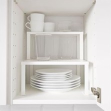 Esmo Home Mutfak Dolabı Düzenleyici Ikea,beyaz 32X28X16 cm Dolap Içi,raf Düzenleyici