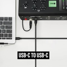 Esmo Home SC17, Usb-C/usb-C Flat Kablo, 1.5 Metre