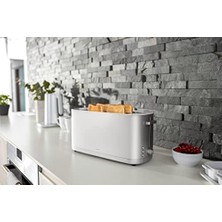 Esmo Home Zwilling Enfinigy Ekmek Kızartma Makinesi 2 Yuva 4 Dilim Gri