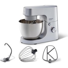 Esmo Home Kenwood Homebake Mutfak Şefi KHH01.000SI - Stand Mikser, Hamur Yoğurma Makinesi, 1400 Watt, 5 Litre Paslanmaz Çelik Geniş Hazne, Sıçrama Önleyici Kapak, 3 Hazne Içi Aparat