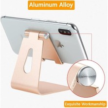 Esmo Home Cep Telefonu Standı, Alüminyum Masaüstü Cep Telefonu Standı Tutucu, Tüm Cep Telefonları, Tablet ile Uyumlu Cep Telefonu Tutucu