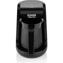 Esmo Home Schäfer Coffee Point Türk Kahve Makinesi-Siyah
