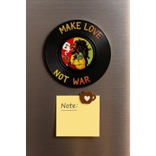 Esmo Home Bob Marley Make Love Not War Bardak Altlığı Retro Rasta Dekoratif Hediye, BMAR091204