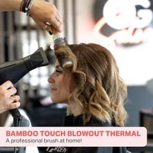 Esmo Home Olivia Bamboo Blowout Thermal – 33 – Çevre Dostu Bambu Yuvarlak Fırça, Zahmetsiz Hacim ve Parlak Patlamalar Için