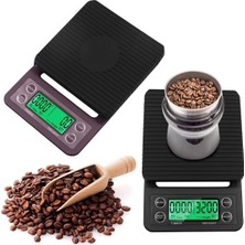 Esmo Home Perlotus Dijital Hassas Kahve Terazi Zaman Ayarlı Tartı 3 kg