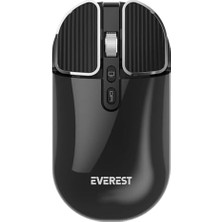 Esmo Home SM-620 2in1 Bluetooth 2,4ghz Şarjlı Siyah Süper Sessiz Mobil-T