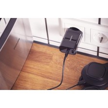 Esmo Home DLP2621/12 - USB Şarj Cihazı - Type-C ve Usb-A Çıkışları - 30 W Hızlı Şarj - Siyah