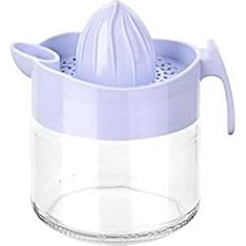 Esmo Home 5dm-Narenciye Sıkacağı Cam Kavanozlu Limon Sıkacağı 300 ml