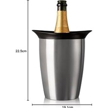 Esmo Home Vacu Vin – 3647360 Aktif Şampanya Soğutucu Zarif Paslanmaz Çelik