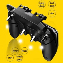Esmo Home 4 Tetikli Mobil Oyun Kolu – 90° Dönebilen Gövde, Ergonomik Kavrama, Dayanıklı Fiber Malzeme, Uyumlu Pubg & Cod & Fire Oyun Kontrolcüsü | AK66