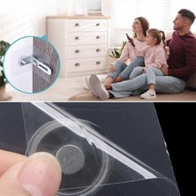 Esmo Home Deprem Için Ultra Dayanıklı Çivisiz Duvarı Delmeden Ayarlanabilir Eşya Sabitleyici Aparat