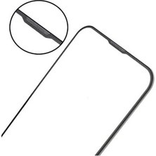 Esmo Home 15 Pro Max Ile Uyumlu Tam Kapatan Rika Premium Cam Ekran Koruyucu Kırılmaz Tamperli Koruma