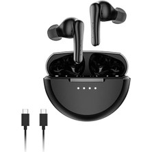Esmo Home Soundform Anc Gerçek Kablosuz Kulak Içi Kulaklık, Dahili Mikrofonlu, Usb-C Hızlı Şarj, 28 Saat Pil Ömrü, Ipx5 Suya Dayanıklılık,, Galaxy, Vb. Için Bluetooth Kulaklık, Siyah
