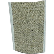 Esmo Home Doğal Keçi Kılı El Geçmeli Sırt ve Vücut Kesesi Bej 26X18