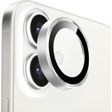 Esmo Home Labs 17 ile Uyumlu Metal 9h Kamera Lens Koruyucu (Gümüş Rengi)