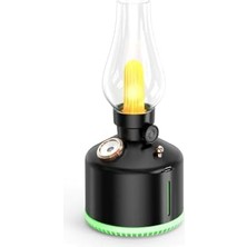 Esmo Home Xo Is Beauty Tasarımlı Hava Nemlendirici & Lamba HF06, 260ML Su Tankı Kapasitesi, 25-40ML/SAAT Sprey Miktarı, 1200MAH Pil Kapasitesi, 5V/1A Type-C Giriş, 1600-1800MCD Renk Sıcaklığı 214 gr | Siyah