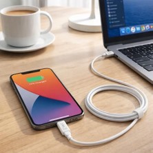 Esmo Home 2 Metre Lightning Uyumlu Şarj ve Veri Kablosu – 2.4A Hızlı Şarj, Dayanıklı Kablo Yapısı, Akıllı Koruma, Günlük Kullanıma Uygun Tasarım