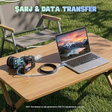 Esmo Home Mini USB To USB Şarj ve Data Kablosu 1.5 Metre - USB 2.0 Veri + Şarj - Usb-A'dan Mini Usb-B'ye (5 Pin) - Dijital/aksiyon/araç Kamerası, Gps, Mp3/mp4, Ps3 Kolu Uyumlu - Tak Çalıştır