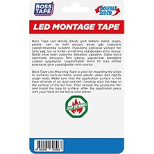 Esmo Home LED Serit Yapistirma Bandi, Seffaf